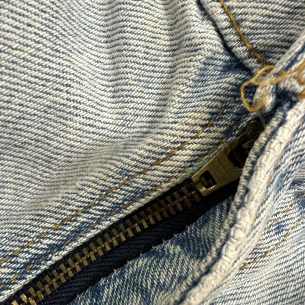 Levis Shorts Mens 34 Jean Denim 565 Wide Leg Jorts Medium‎ Wash Vintage